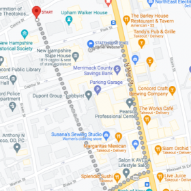 street march route