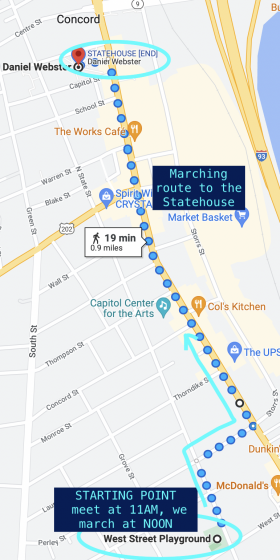 march route